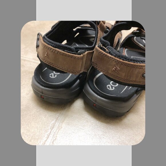 NEW! Men's Nubuck Outdoor Sandal ECCO Offroad Receptor Technology Sz EU 40 - Picture 6 of 8